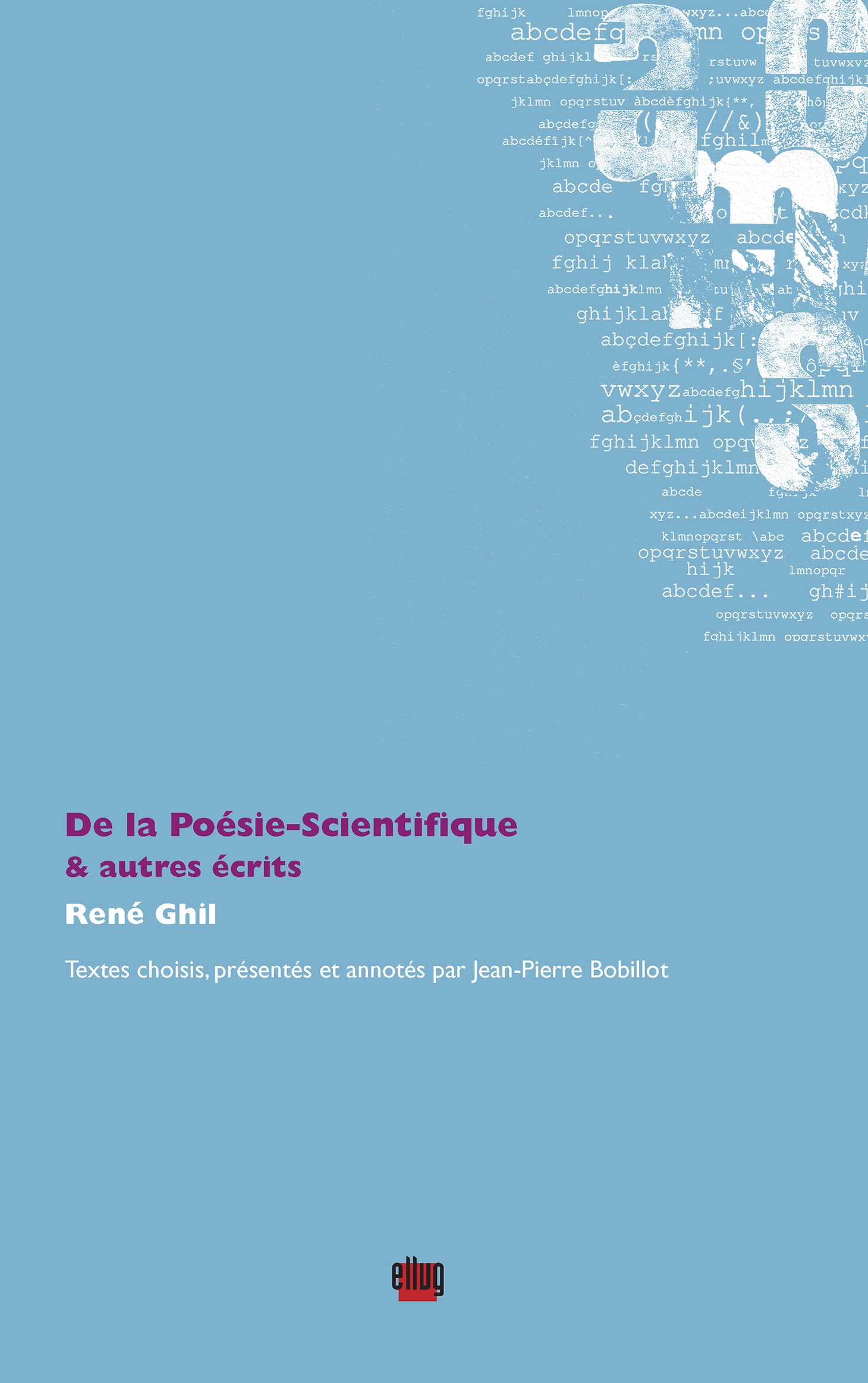 Couverture Poésie scientifique-Ghil