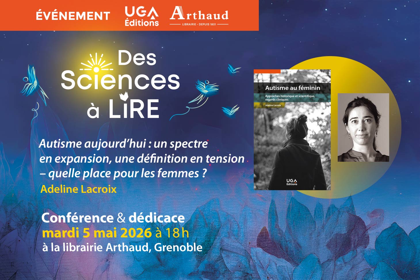 Des sciences à lire — Rencontre 6 : Autisme aujourd’hui, un spectre en expansion, une définition en tension. Quelle place pour les femmes ?