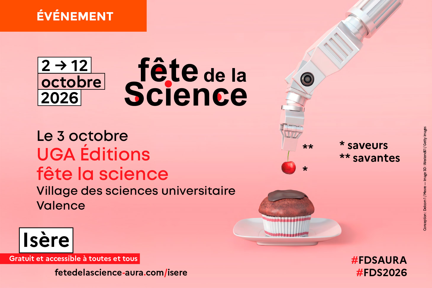 UGA Éditions fête la science à Valence, le 3 octobre 2026
