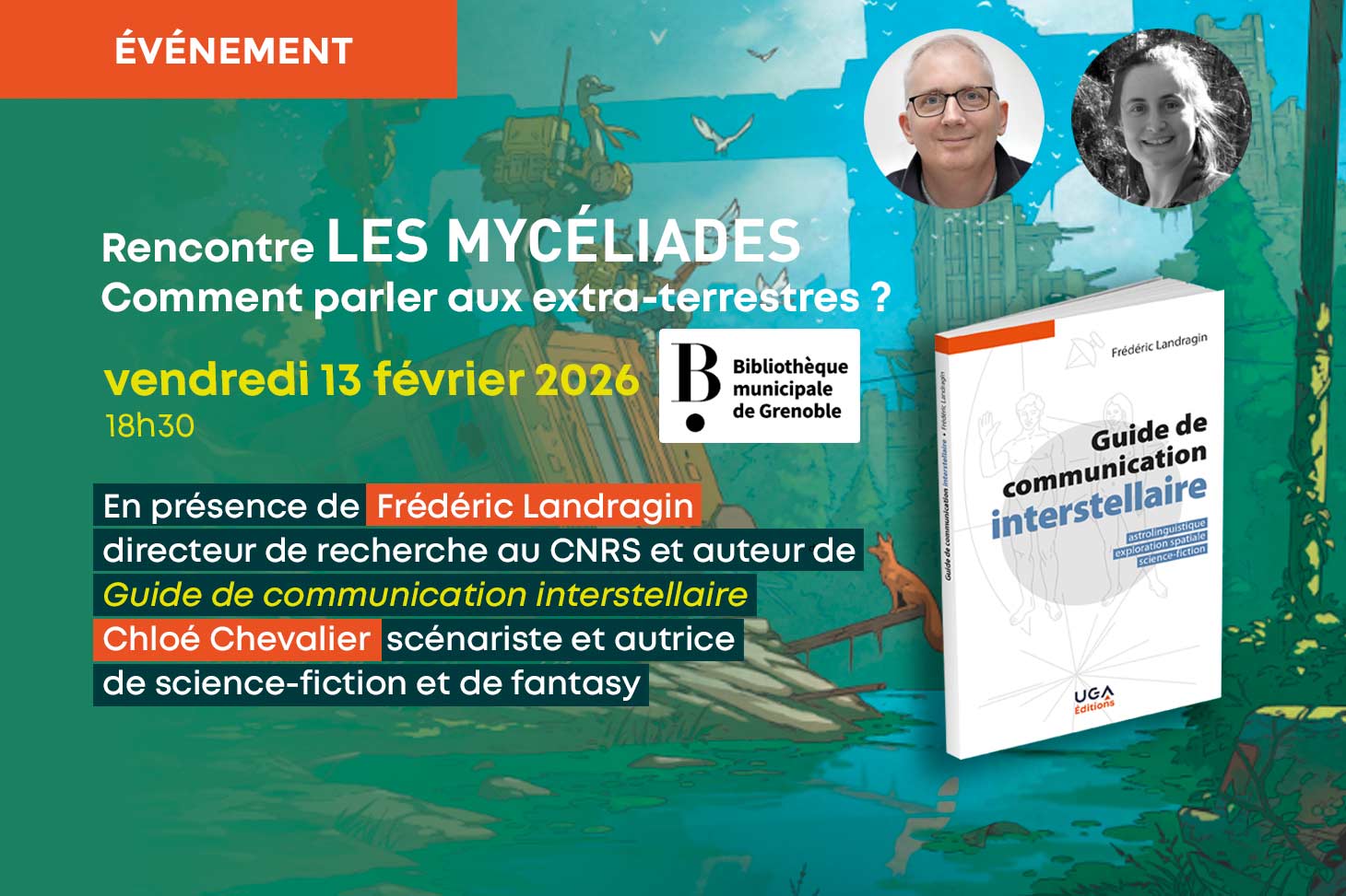 Frédéric Landragin, invité des mycéliades