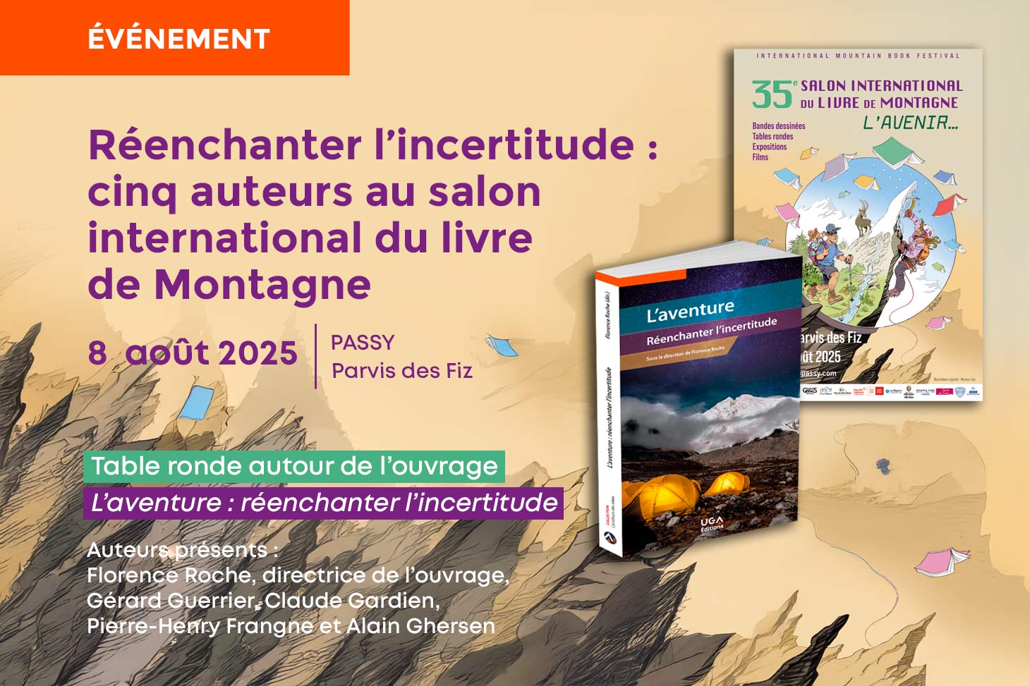 Réenchanter l’incertitude : cinq auteurs au salon international du livre de Passy