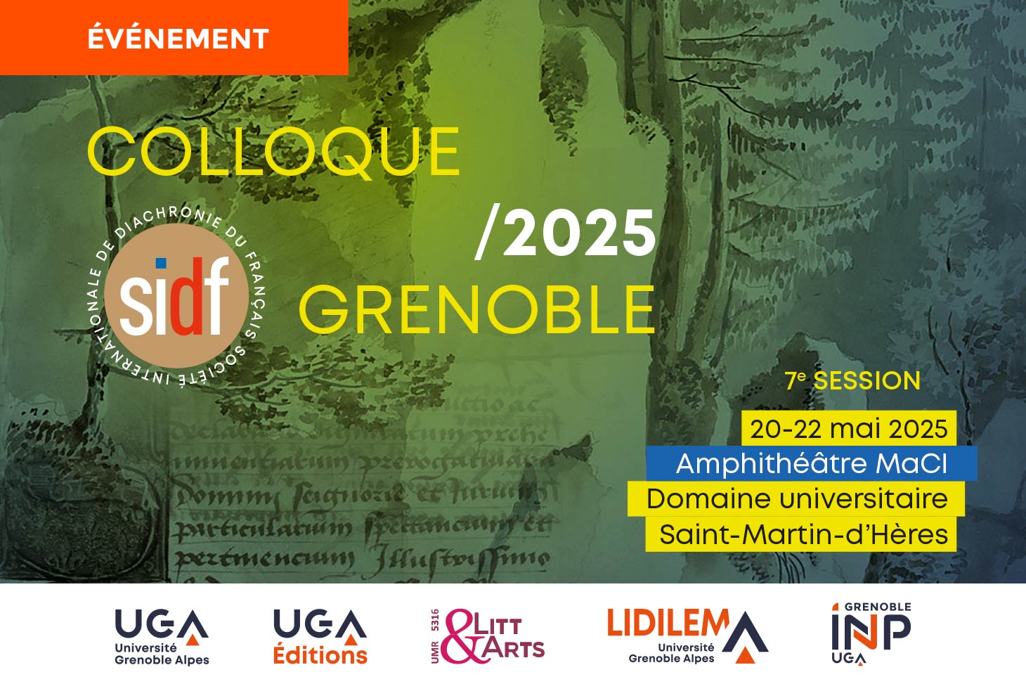 Colloque de la Société Internationale de Diachronie du Français (SIDF)