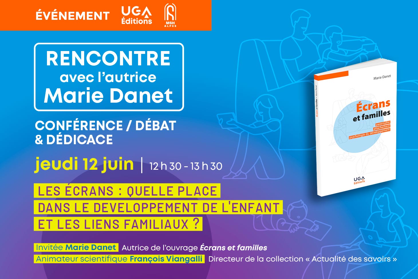 « Écrans et familles » rencontre avec l’autrice Marie Danet