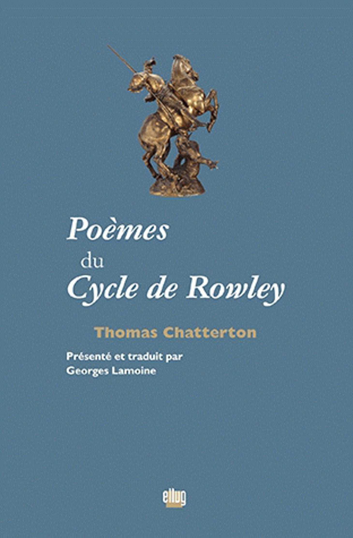 Couverture Cycle de Rowley de Chatterton