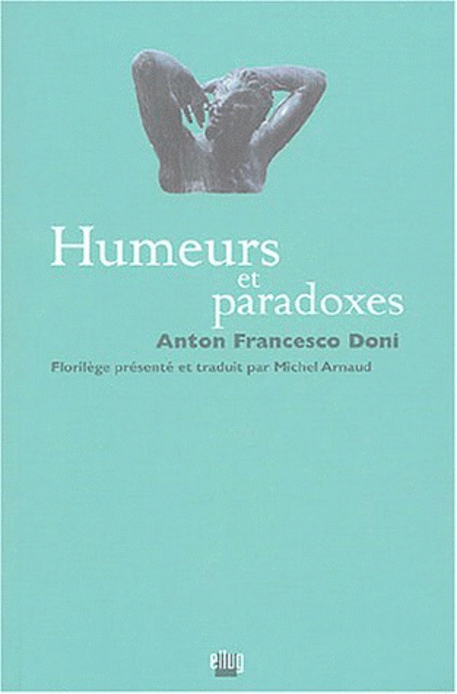 Couverture Humeurs et paradoxes