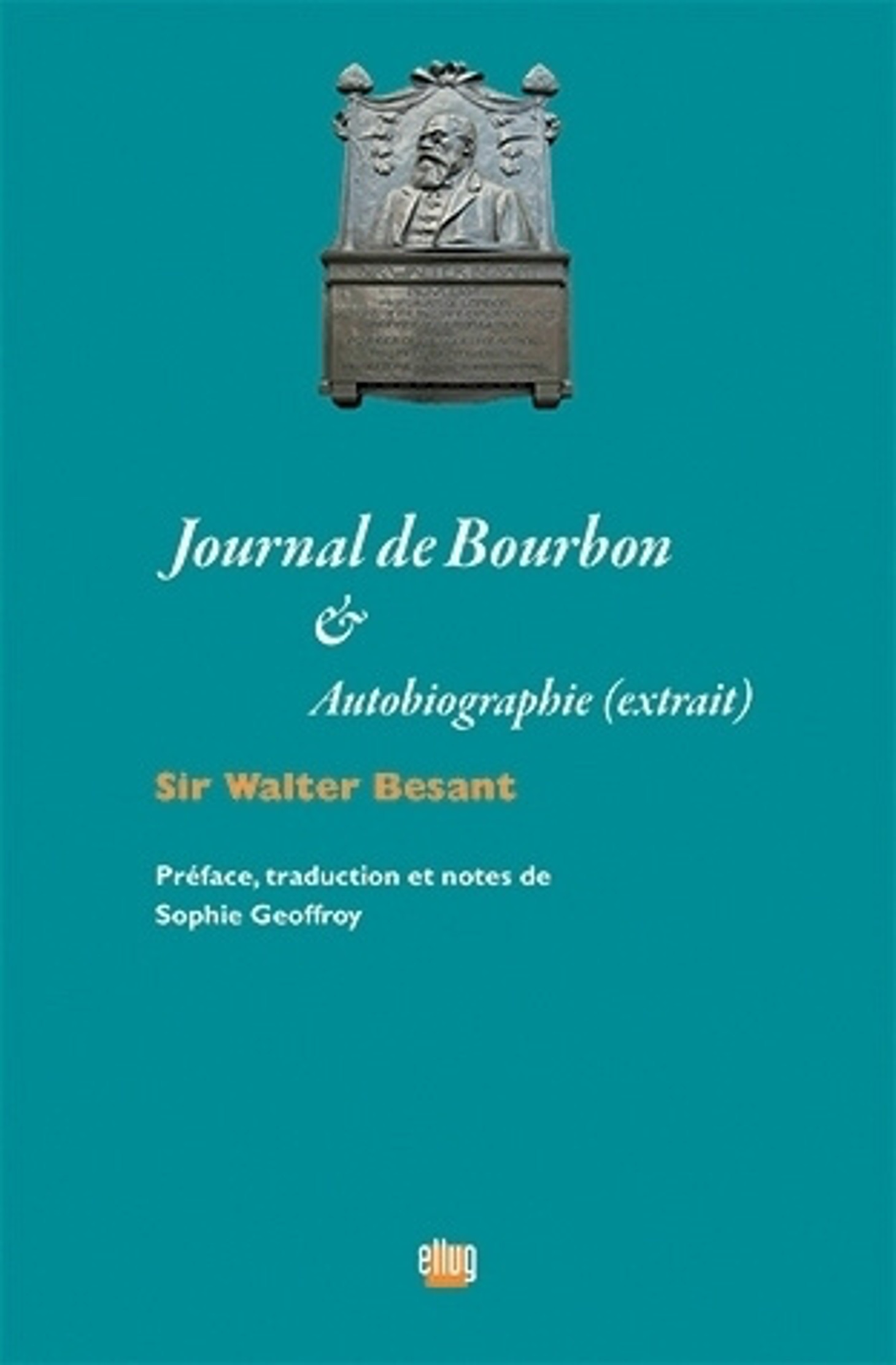 Couverture Journal de Bourbon de Sir Walter Besant