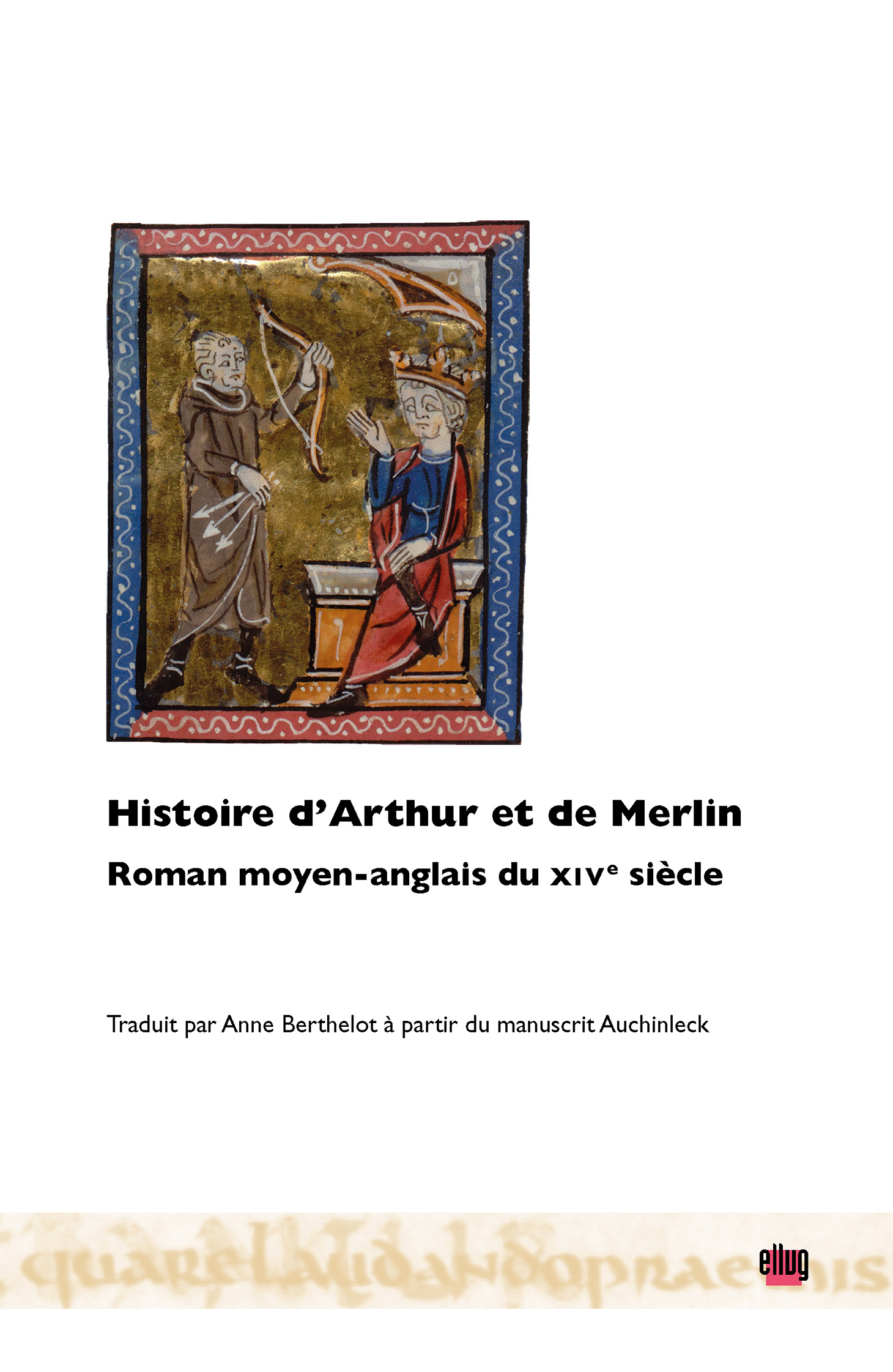 Couverture Histoire d'Arthur et de Merlin