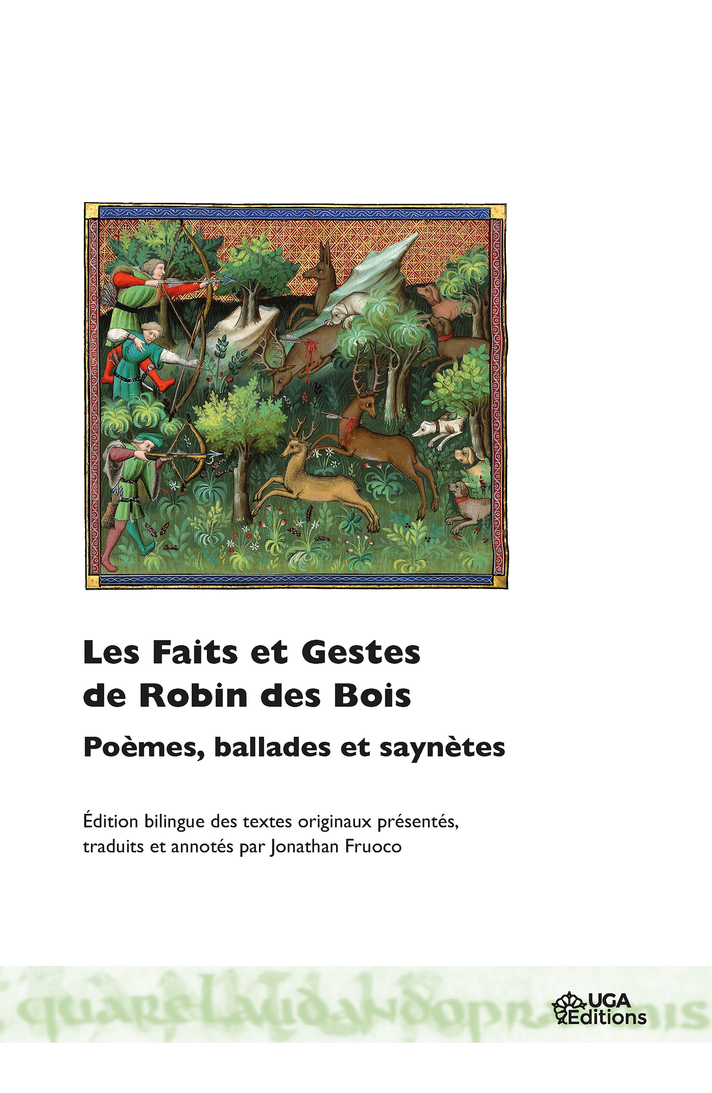 Couverture Faits et gestes de Robin des bois