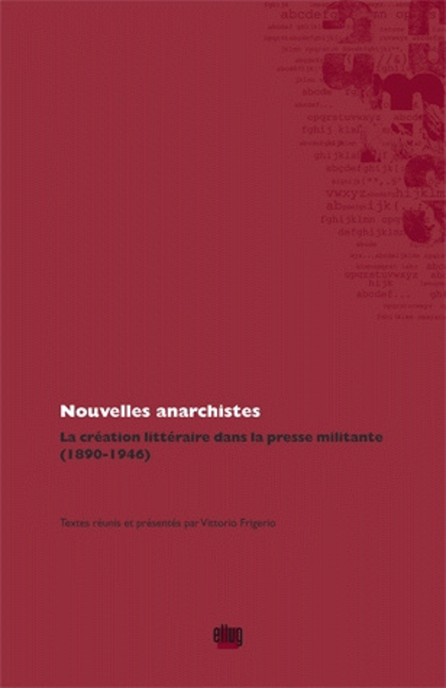 Couverture Nouvelles anarchistes