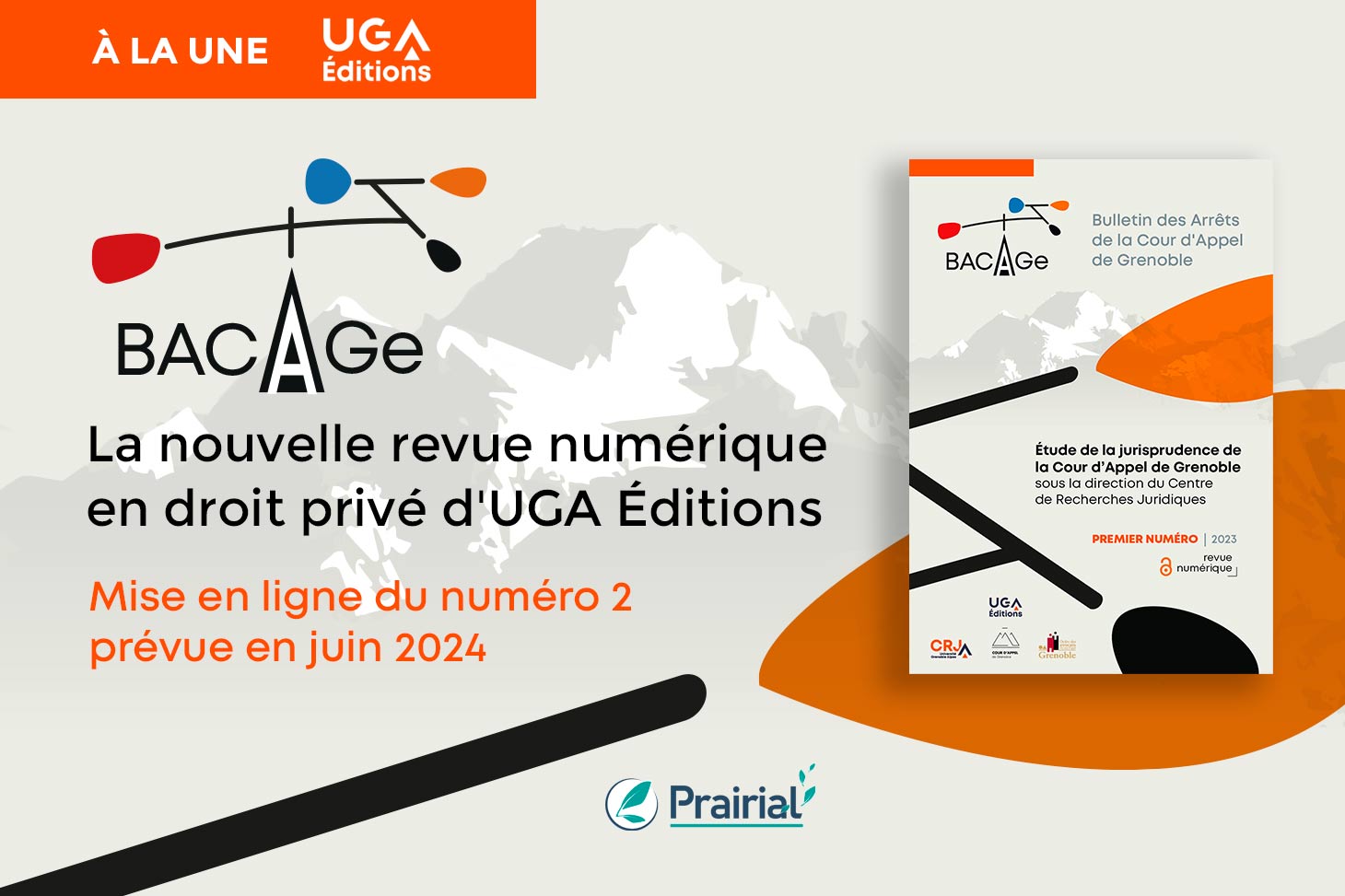  BACAGe, la nouvelle revue numérique en droit privé d'UGA Éditions